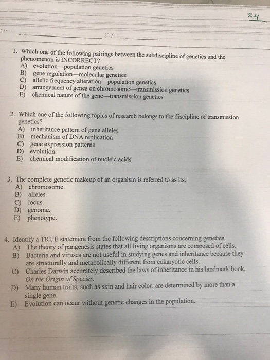 genetics topics for research papers