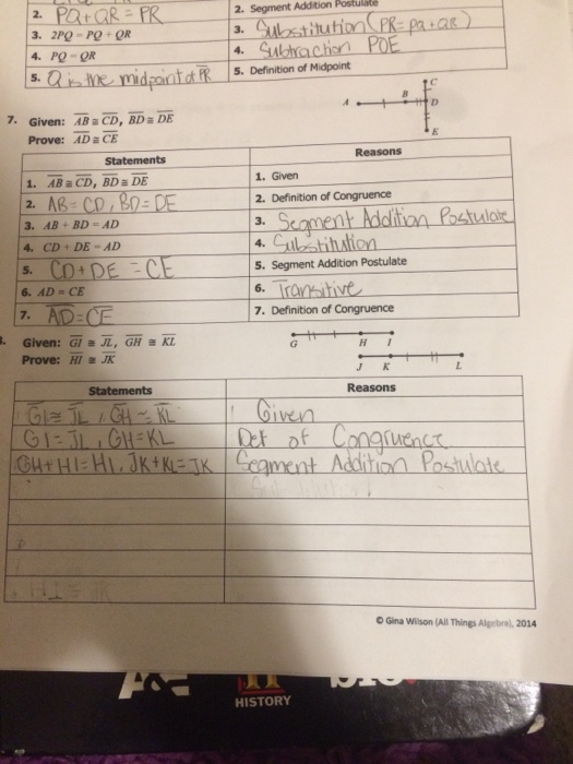 Unit 4 Solving Quadratic Equations Answer Key Gina Wilson ...