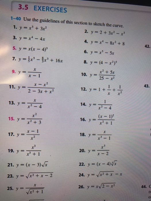 Use The Guidelines Of This Section To Sketch The Chegg Com