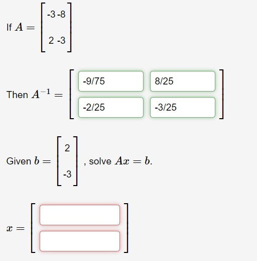 Solved 3 8 If A 2 3 825 Then A L 225 325 2 Given B