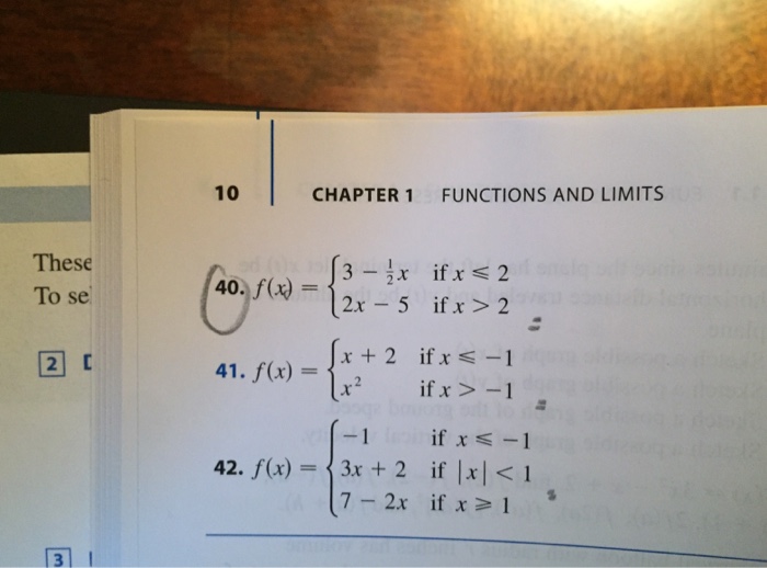 Solved F X 3 1 2 X If X Lessthanorequalto 2 2x 5 If Chegg Com