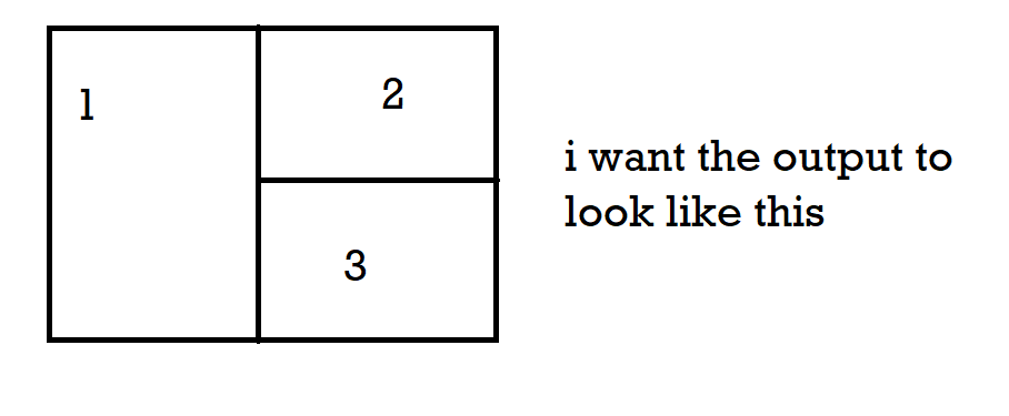i want the output to look like this 3