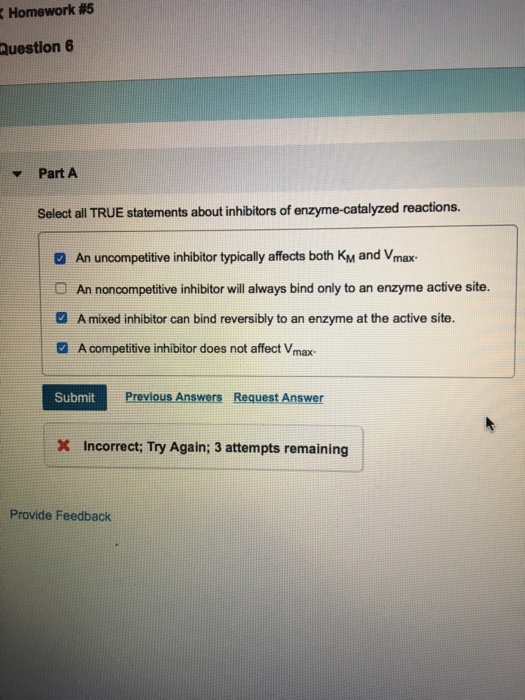 Solved Homework #5 Question 6 - Part A Select All True | Chegg.com