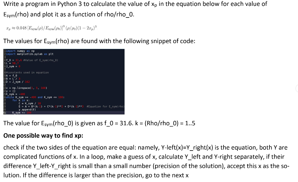 The Code Below Is Just An Algorithm For Finding Va Chegg Com