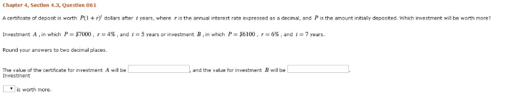 Solved Chapter 4 Section 4 3 Question 061 A Certificate Chegg Com