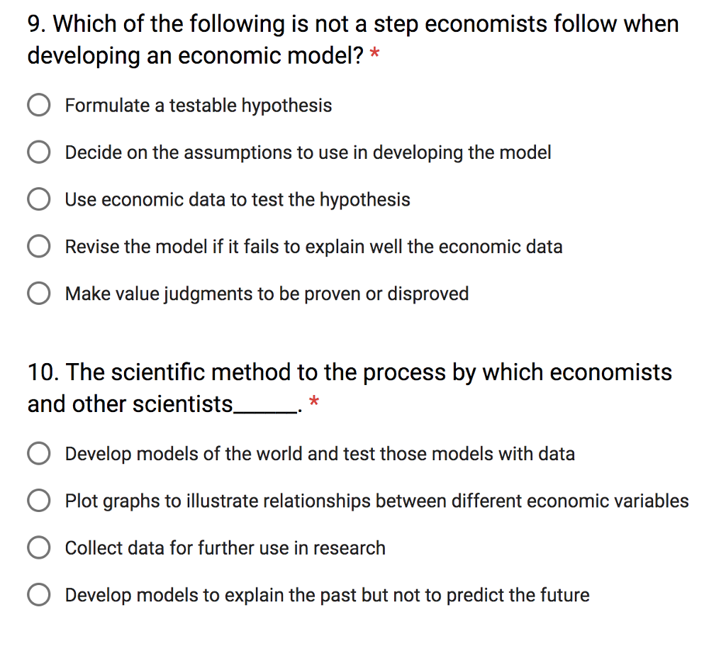 Solved 9 Which Of The Following Is Not A Step Economists Chegg Com