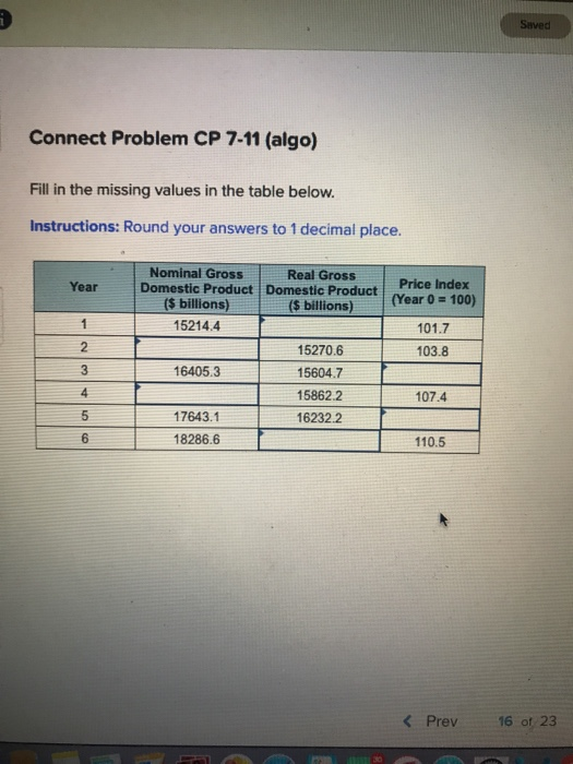 Solved Saved Connect Problem Cp 7 11 Algo Fill In The Chegg Com