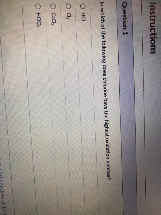 Solved Instructions Question1 In Which Of The Following Does | Chegg.com