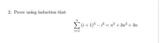 2. Prove using induction that Tt