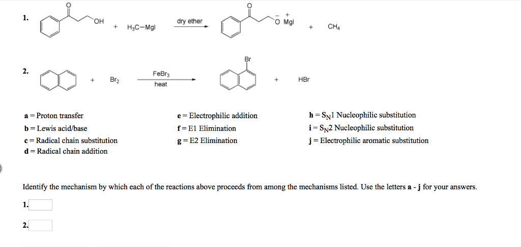 Solved On Dry Ether O Mgl H3c Mgl Ch 2 Febr3 Br2 Hbr Chegg Com