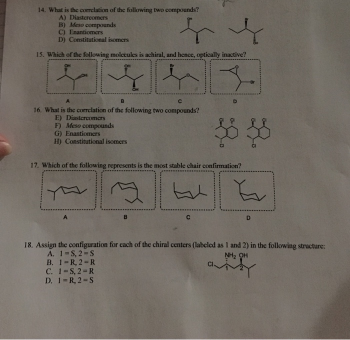 Solved 14 What Is The Correlation Of The Following Two C