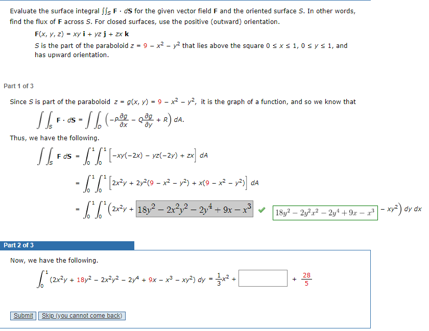 Solved Evaluate The Surface Integral S F Ds For The Given Chegg Com