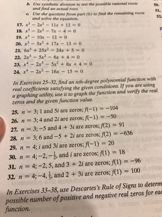 X 3 2x 2 11x 12 0 X 3 2x 2 7x 4 0 Chegg 