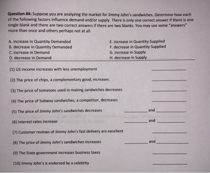 Solved Question 4 Suppose You Are Analyzing The Market