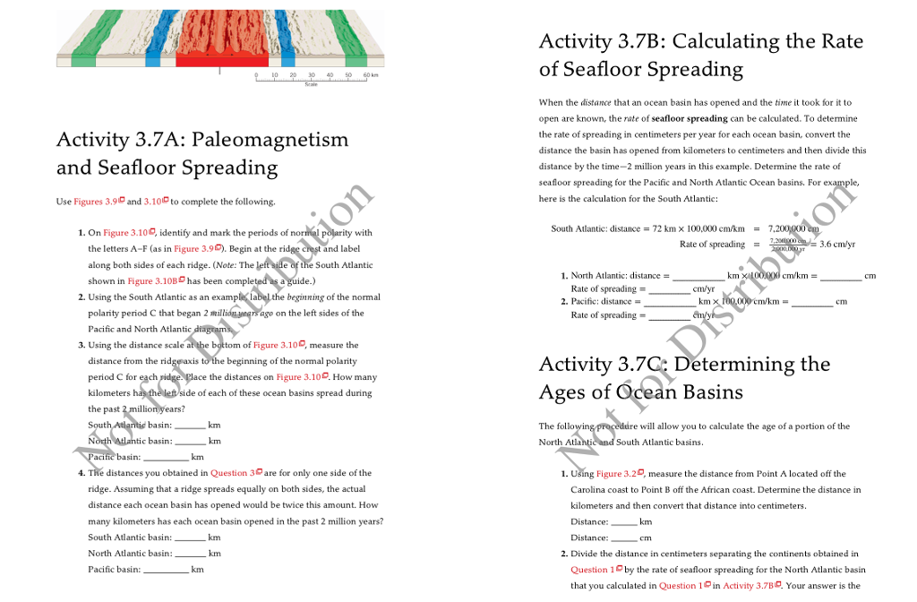 Paleomagnetism And Seafloor Spreading 3 7 Determin