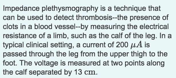 Limb plethysmography