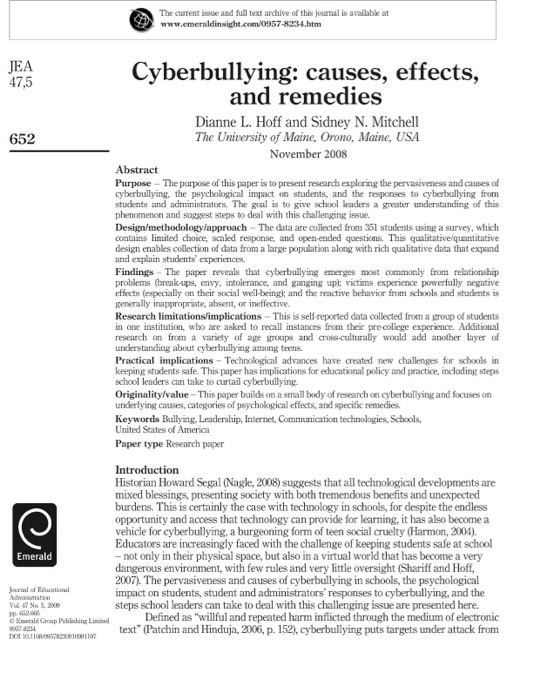 Sidney Cause And Effect