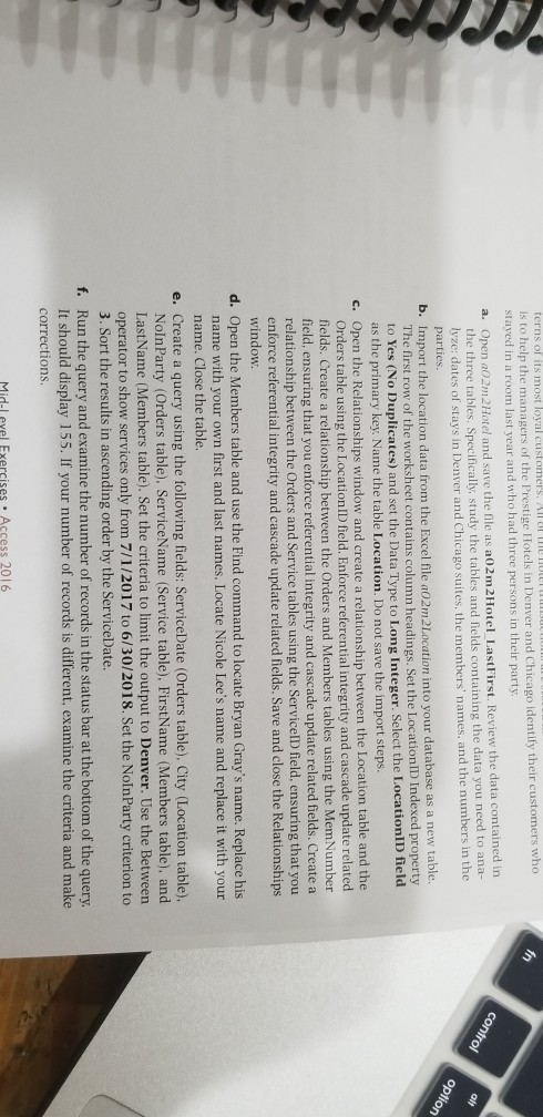 terns of its most loyal customers. is o to help th stayed in a room last year and who had three persons in their party e mana