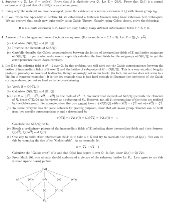 1 Suppose R E Q Let B Cos Rs Prove That Ss Is A Chegg Com