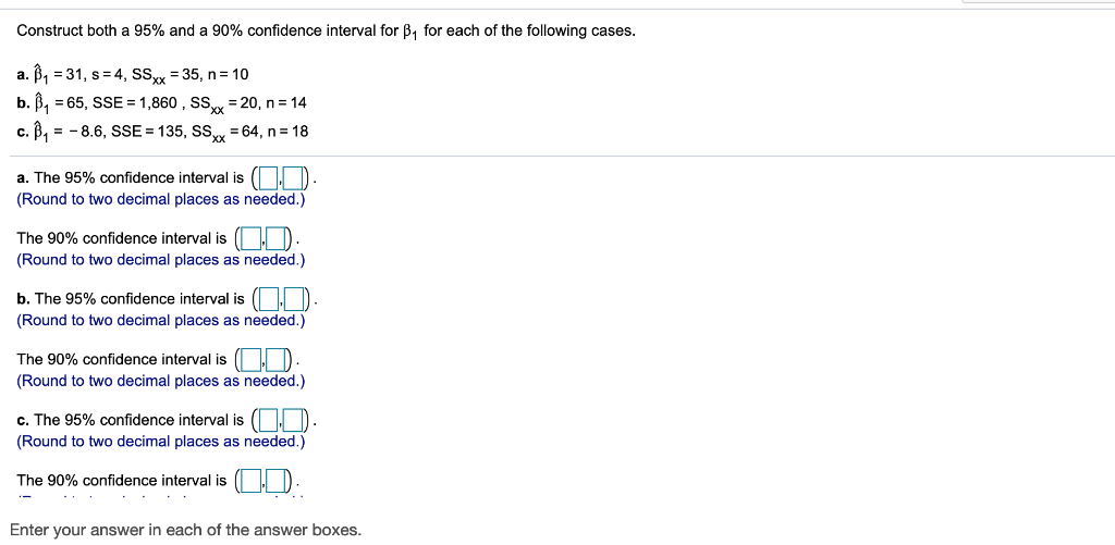 Solved Construct a 90% confidence interval to estimate d-bar