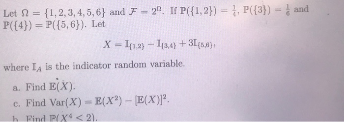 Solved Let W 1 2 3 4 5 6 And F 2w If P 1 2 Chegg Com