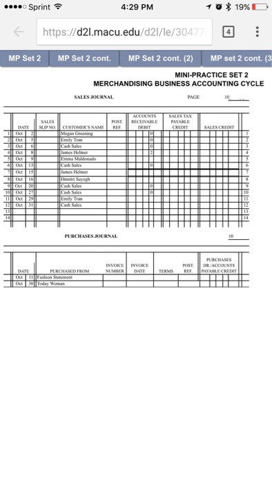 To 19 D O Sprint F 4 27 Pm Mini Practice Set 2 Chegg 