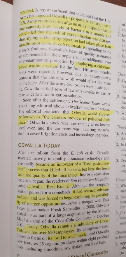 Odwalla crisis essay 06 image