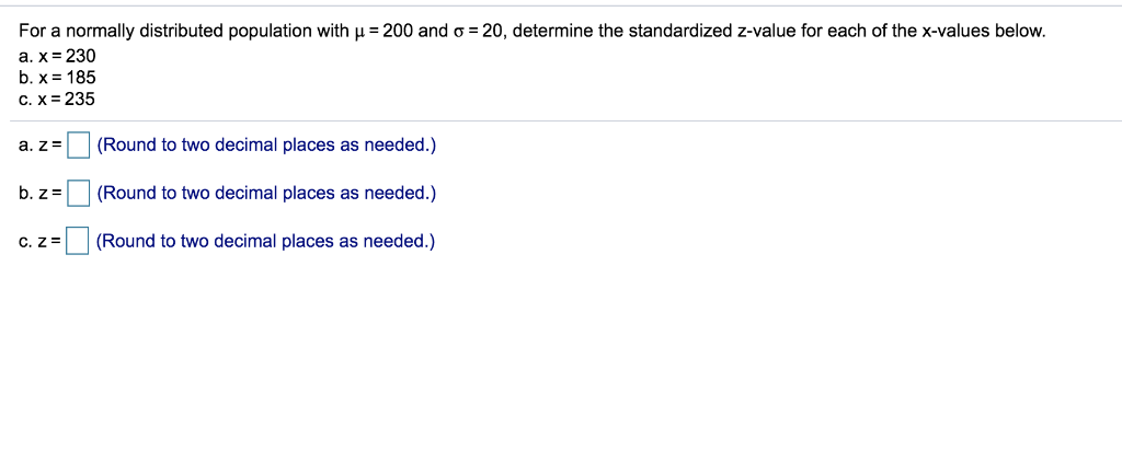 Solved For A Normally Distributed Population With M 0 Chegg Com