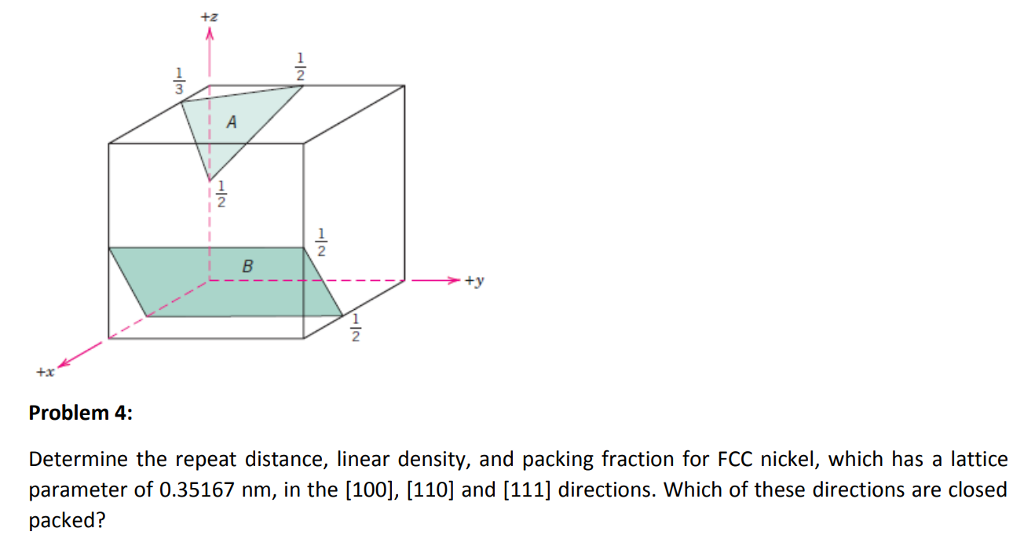 Solved 2 2 2 Problem 4 Determine The Repeat Distance Chegg Com