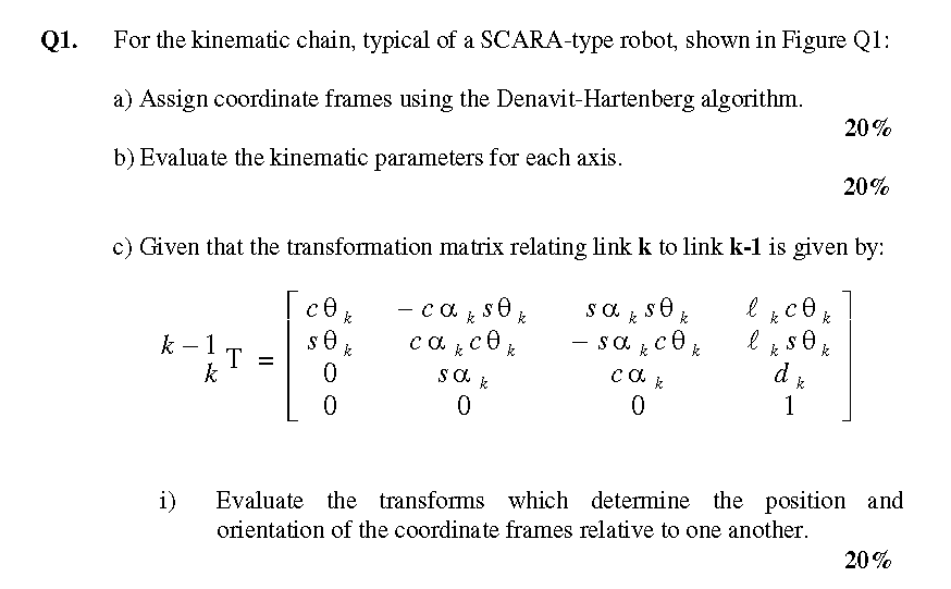 scara denavit hartenberg