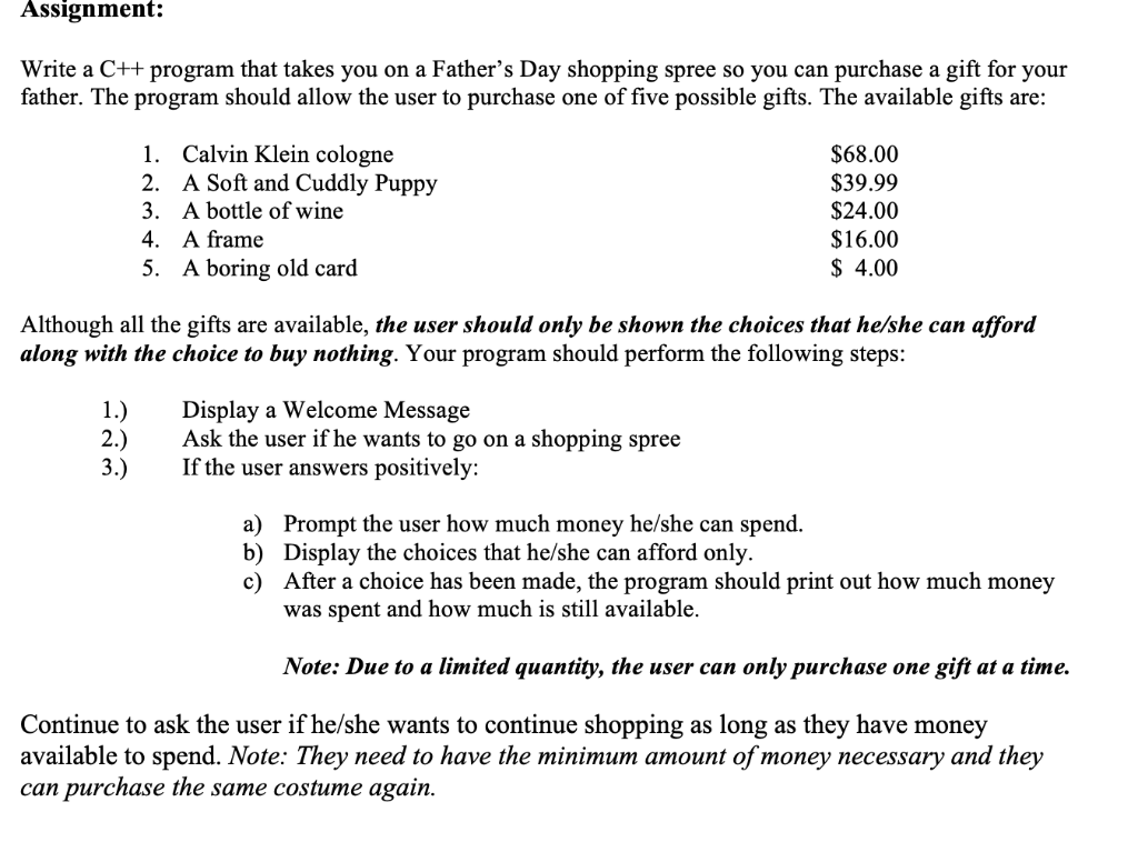 How to Complete FATHERS DAY PROGRAM, NO MONEY SPENT