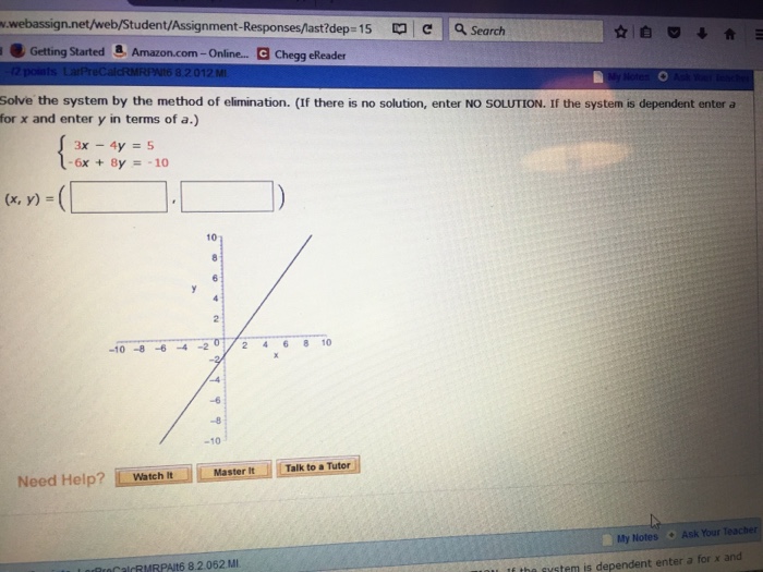 Elimination method calculator image