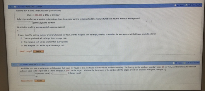 Solved Solve The Optimization Problem Hint See Example Chegg Com