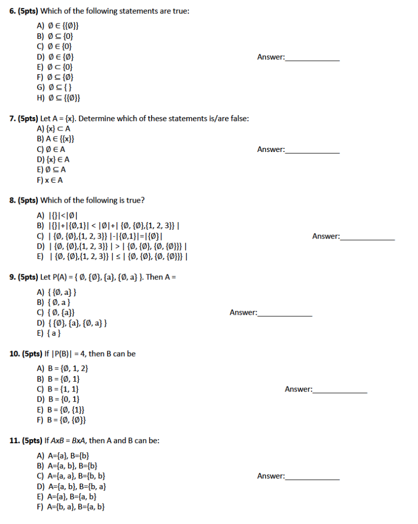 Solved 6 5pts Which Of The Following Statements Are Tr Chegg Com