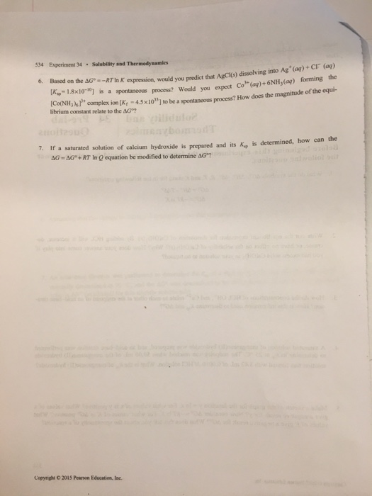 Solubility of a sparingly soluble salt lab report image