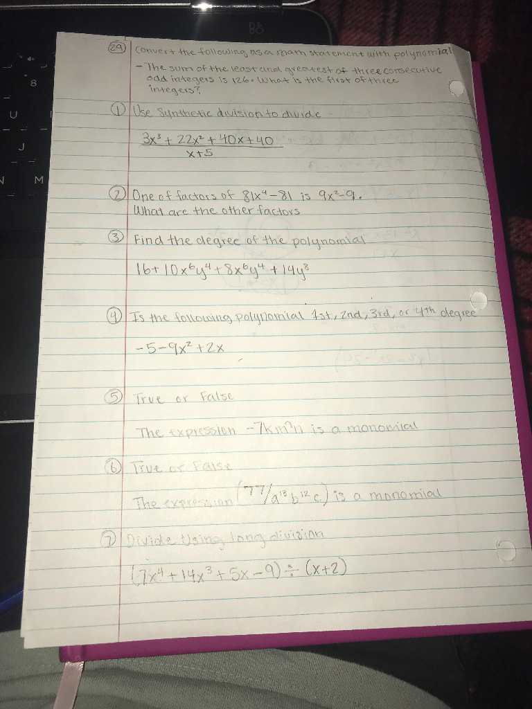 Solved Conethe folousing ns a math statement uitm polyromio 