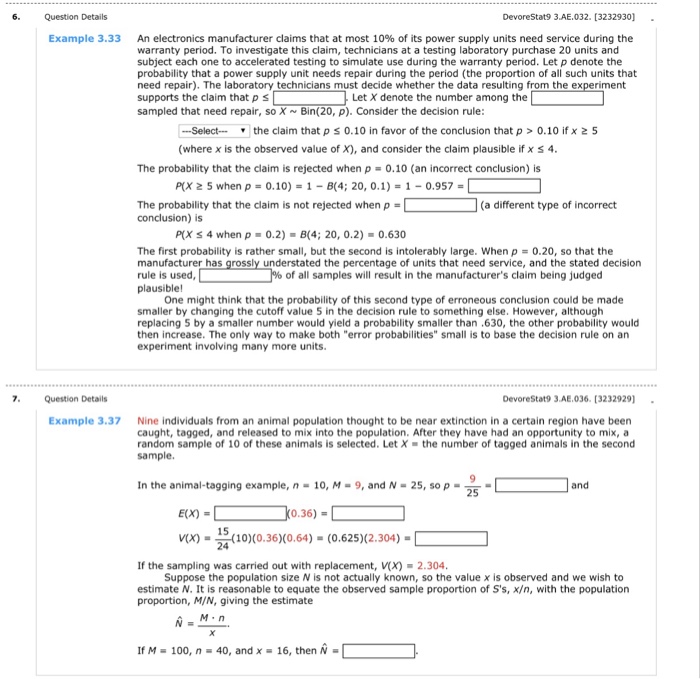 Solved 6 Question Details Devorestat9 3 Ae 032 Chegg Com