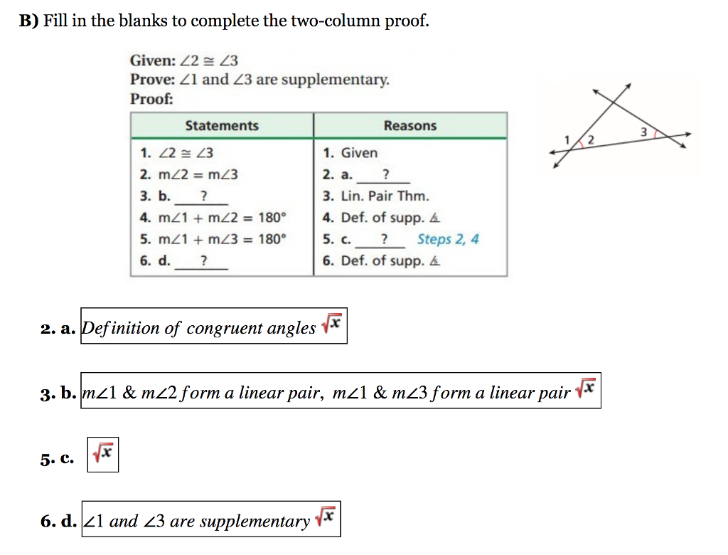 Two Column Proof In Geometry - payment proof 19