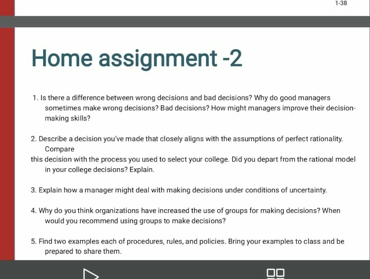 Solved 1 38 Home Assignment 2 1 Is There A Difference Chegg Com