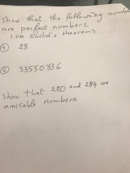Solved Show That The Rlng Nunb Ere Ber E Ect Numbers Use Chegg Com
