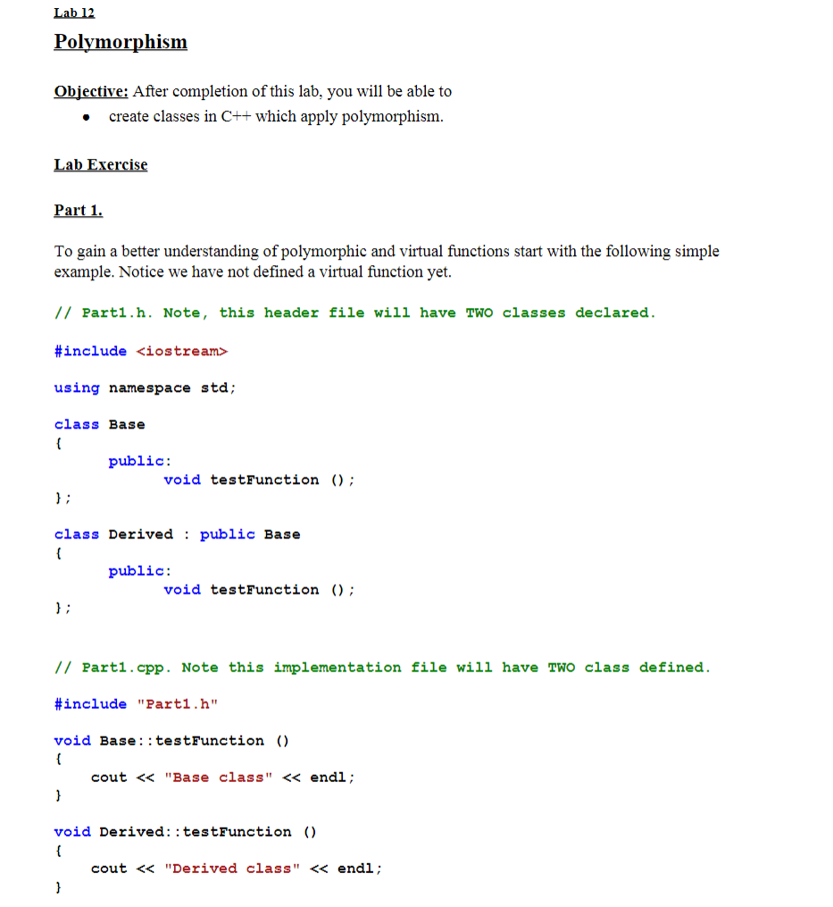 C++ Polymorphism with Example