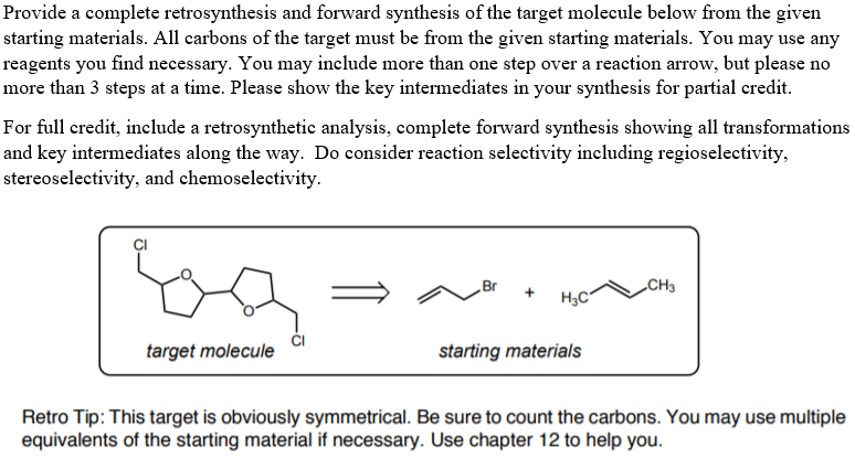 Retrosynthesis organic chemistry pdf image