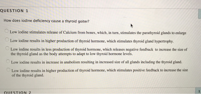 iodine for low thyroid