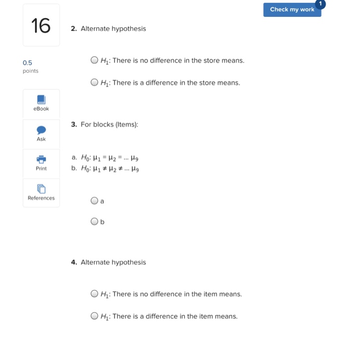 Solved Check my work 16 Exercise 12-44 (LO12-4) 0.5 points