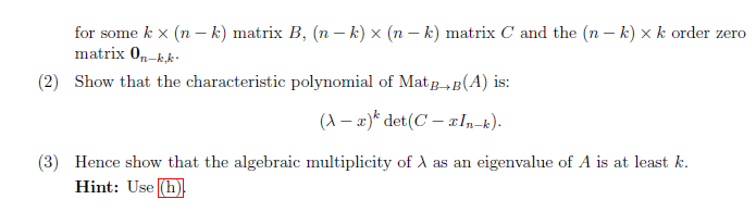 Solved Problem 2 Eigenvalues And Eigenvectors A If R Chegg Com