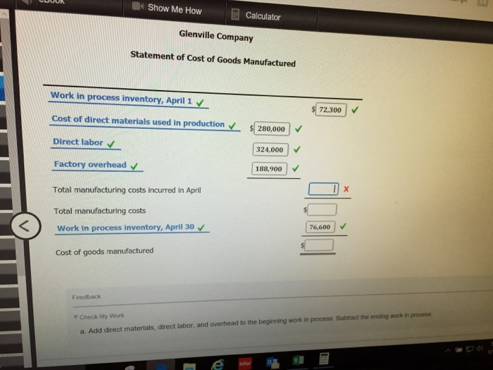 Caiculator Cost Of Goods Sold Cost Of Goods Chegg 