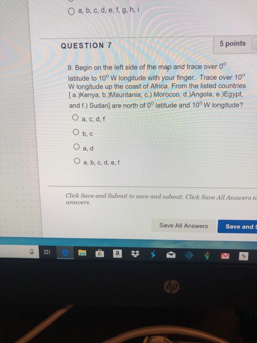 Solved O A B C D E F G H I Question 7 5 Points 9 Chegg Com