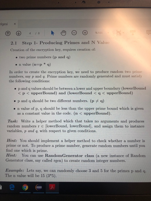 Solved Question 21 Step 1 Write Code Java Please Pay Atteion Use Private Static Int Pprime 1 Priv Q3509