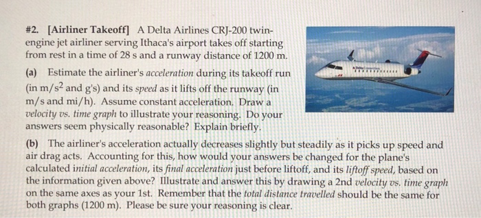 Solved #2 [Airliner Takeoff] A Delta Airlines CRJ-200 twin 