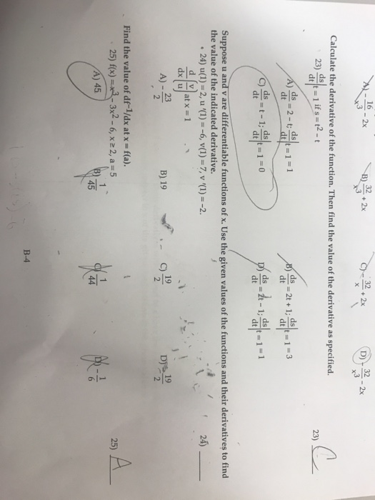 Solved A Dy 2 48 Dx X2 X3 B Dy X 48 48 B Dx X X2 X3 Chegg Com